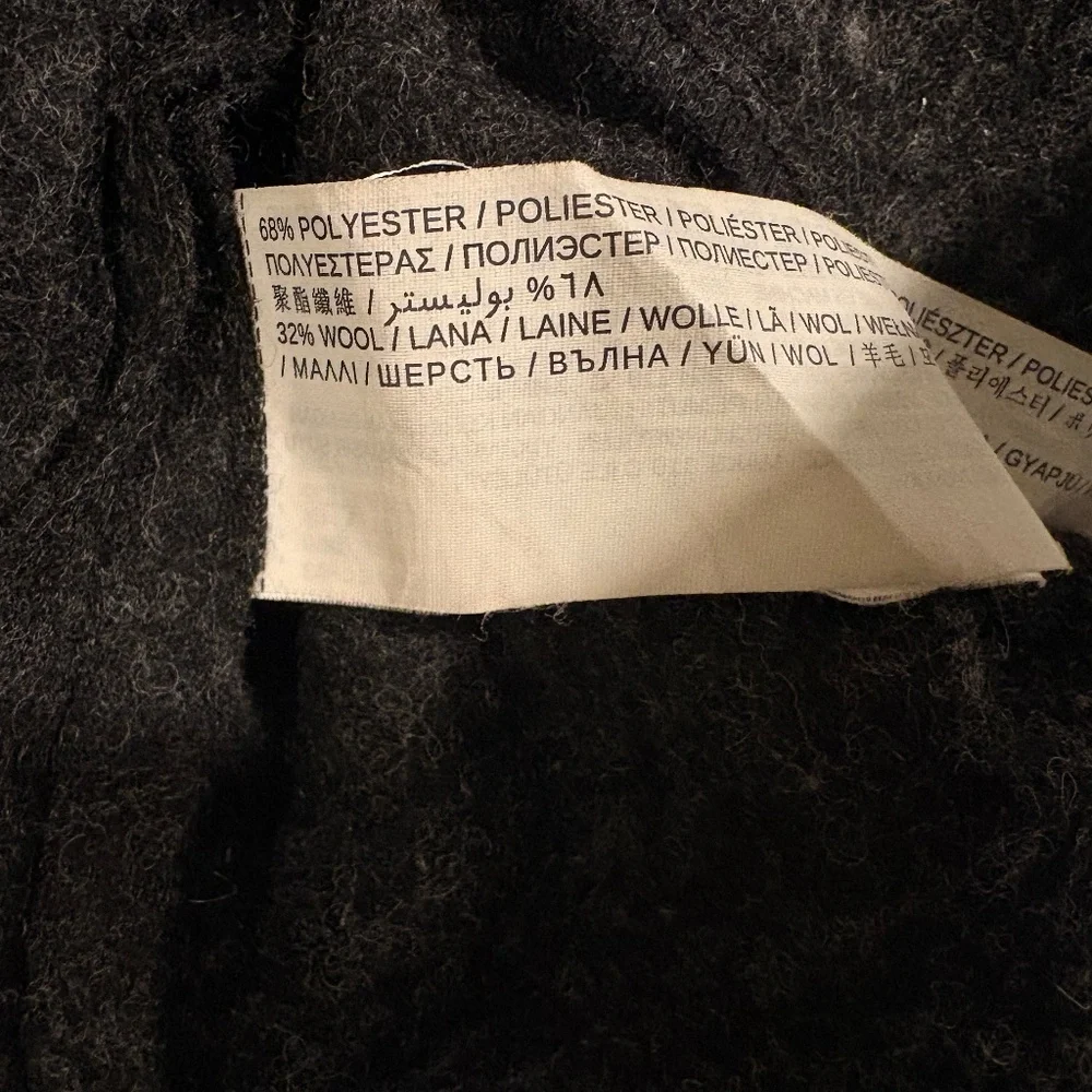 MANGO wool blend coat cardigan S - Picture 4 of 4
